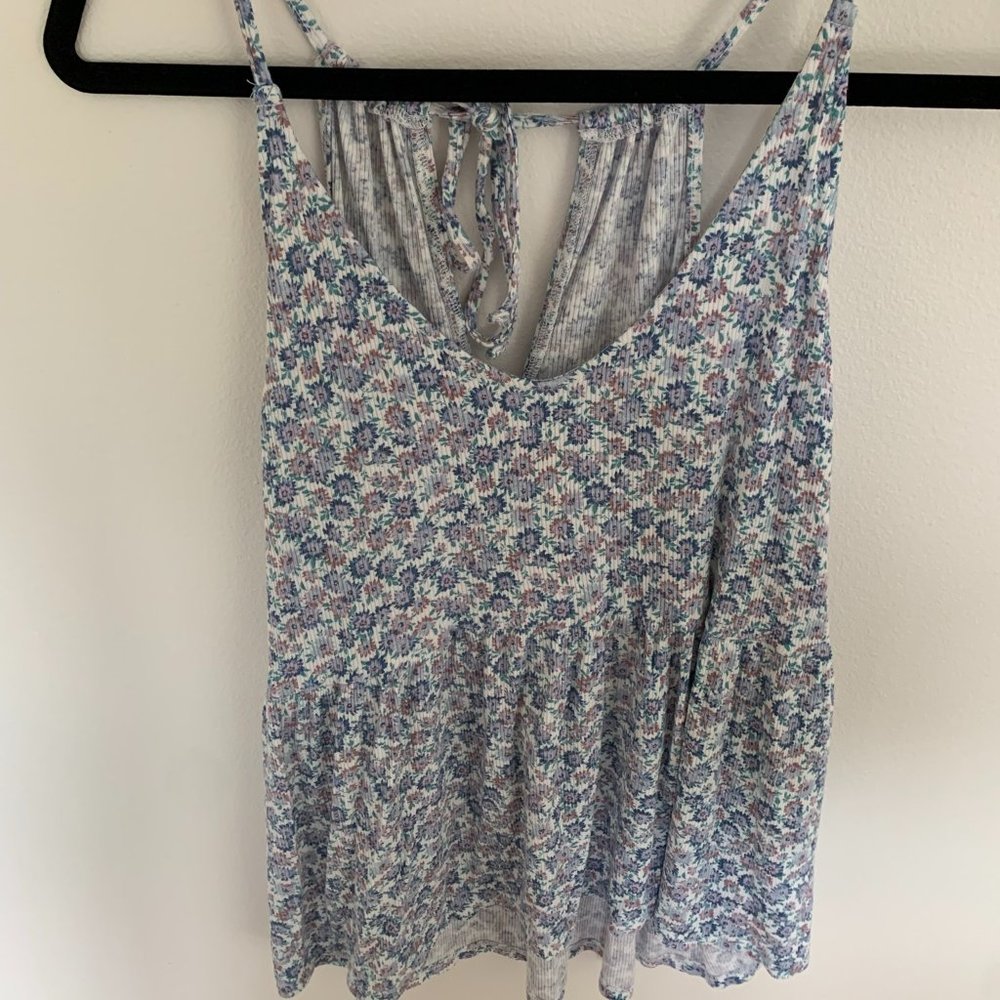 American Eagle Floral Tank Top
